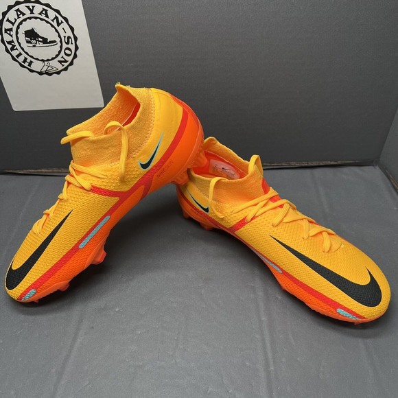NIKE Phantom GT2 Pro DF FG ‘Laser Orange Bright Crimson’ DC0759-808 Men Sz 4 NEW - Picture 9 of 14